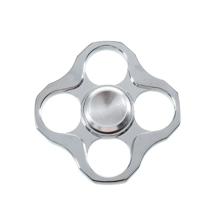 Stainless Steel Quadrangle Fidget Toy Hand Spinner Stress Reducer EDC Focus Toy-4