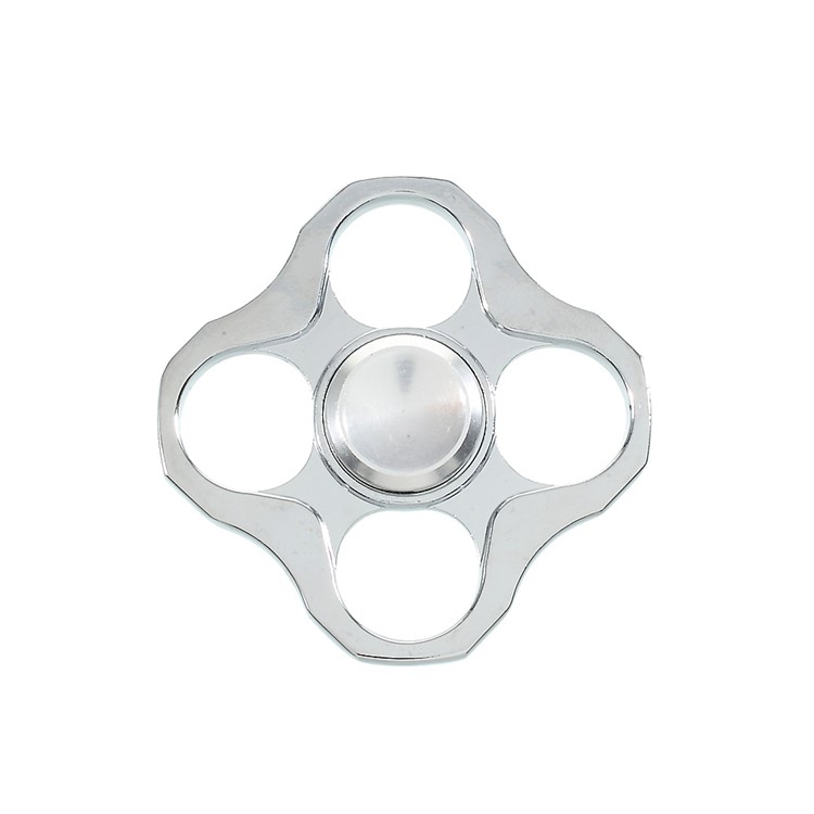 Stainless Steel Quadrangle Fidget Toy Hand Spinner Stress Reducer EDC Focus Toy-5
