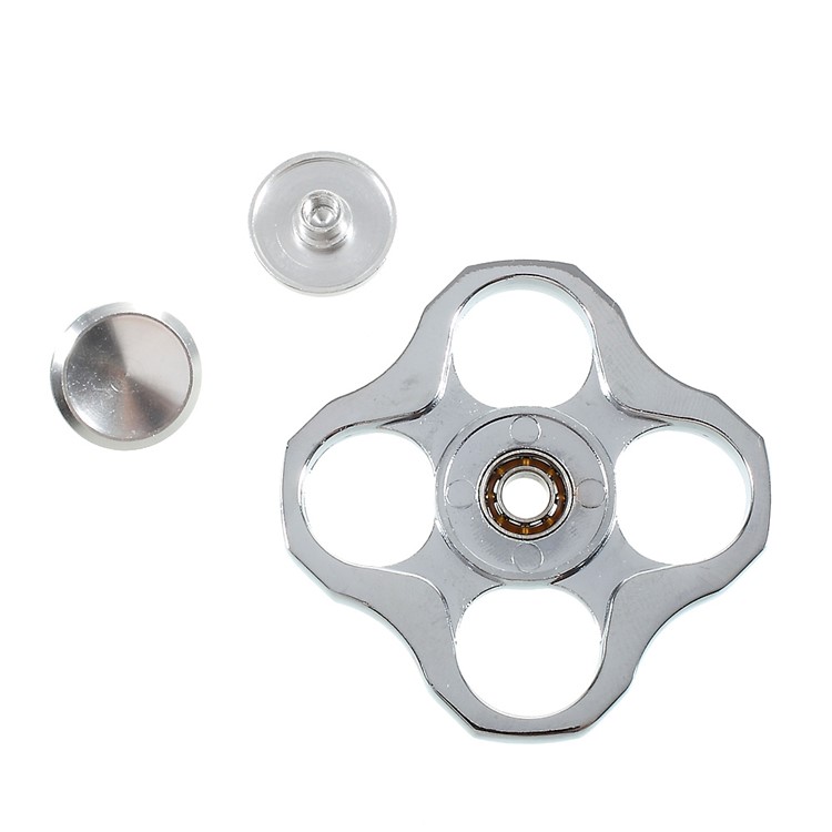 Stainless Steel Quadrangle Fidget Toy Hand Spinner Stress Reducer EDC Focus Toy-8