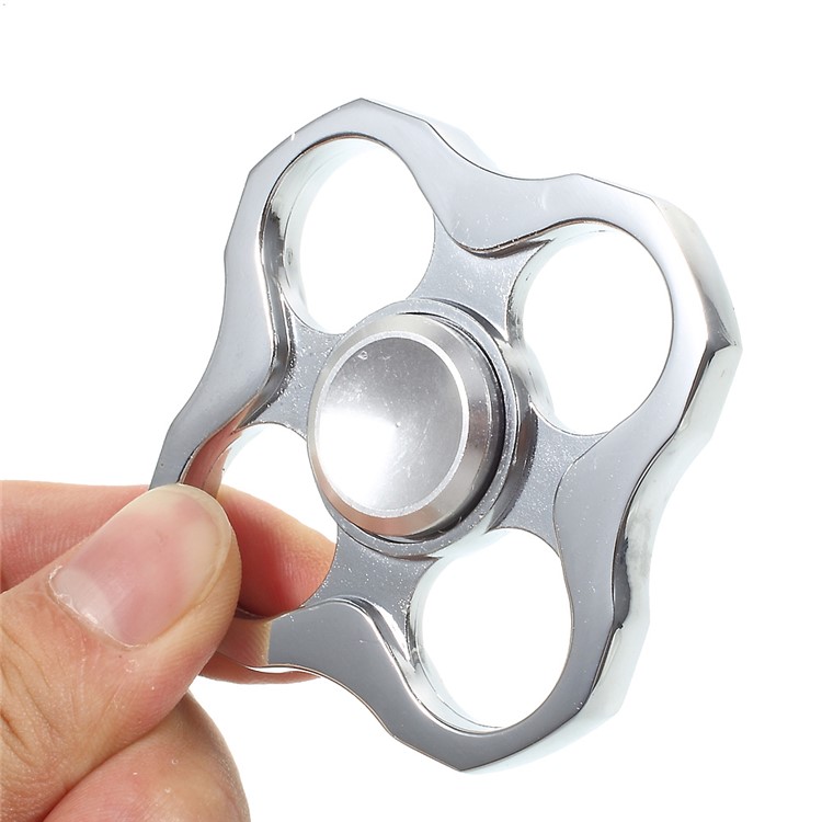 Stainless Steel Quadrangle Fidget Toy Hand Spinner Stress Reducer EDC Focus Toy-9