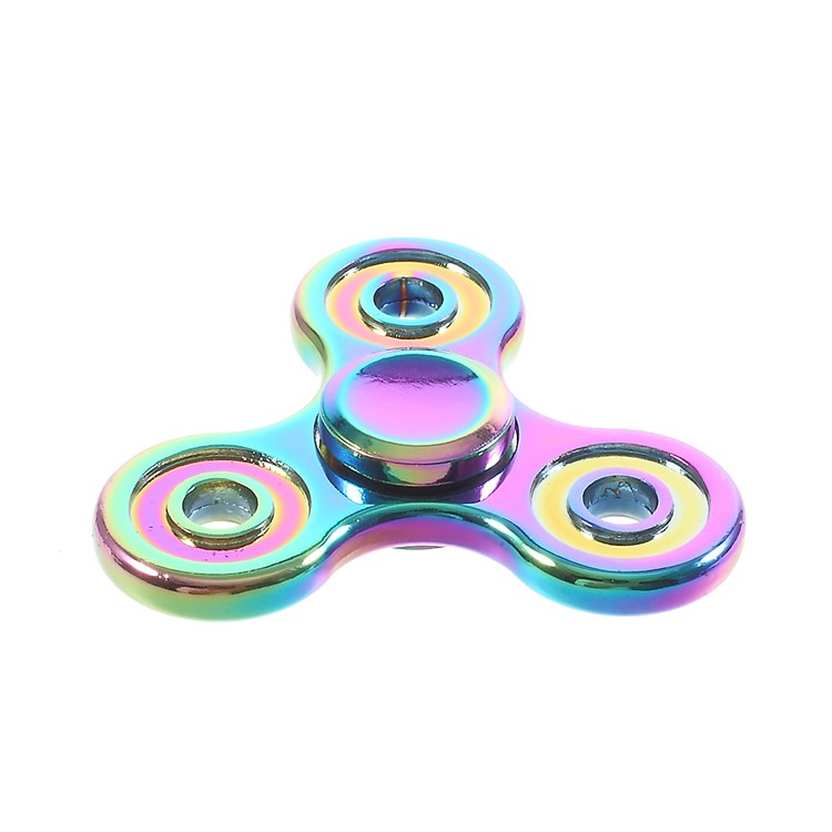 Colorized Metal Triangle Spinner Fidget Toy Hand Spinner EDC Focus Toy-1