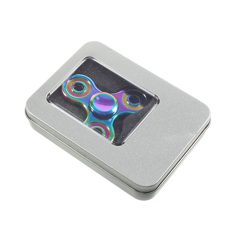 Colorized Metal Triangle Spinner Fidget Toy Hand Spinner EDC Focus Toy-11