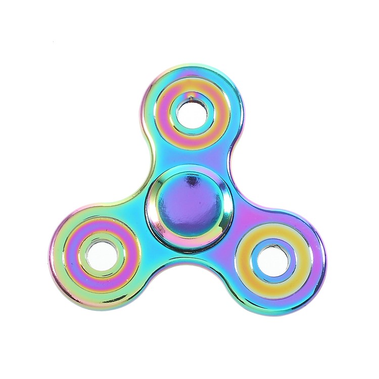Colorized Metal Triangle Spinner Fidget Toy Hand Spinner EDC Focus Toy-4