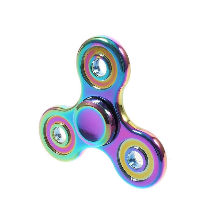 Colorized Metal Triangle Spinner Fidget Toy Hand Spinner EDC Focus Toy-5