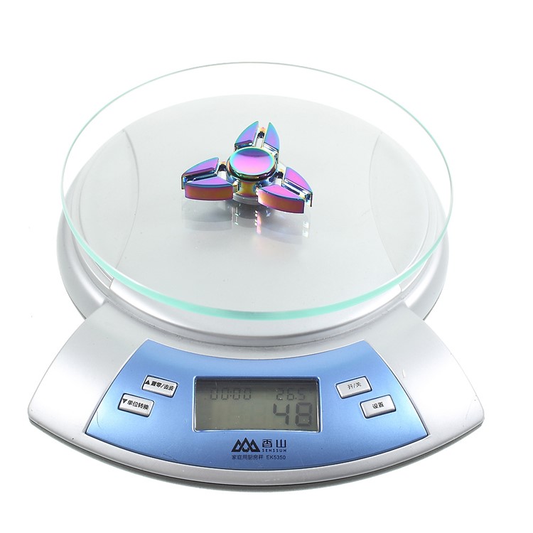Colorized Aluminum Alloy Tri-Spinner Fidget Toy Hand Finger Spinner EDC Focus Toy-12