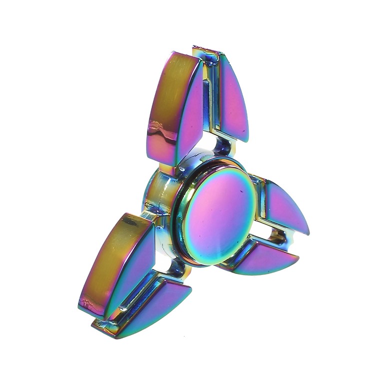 Colorized Aluminum Alloy Tri-Spinner Fidget Toy Hand Finger Spinner EDC Focus Toy-5
