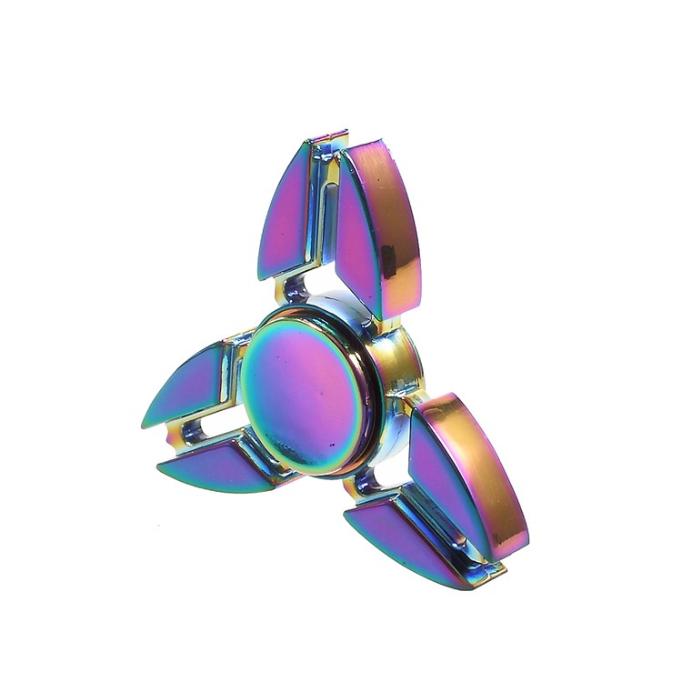 Colorized Aluminum Alloy Tri-Spinner Fidget Toy Hand Finger Spinner EDC Focus Toy-6