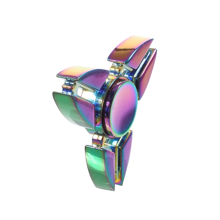 Colorized Aluminum Alloy Tri-Spinner Fidget Toy Hand Finger Spinner EDC Focus Toy-8