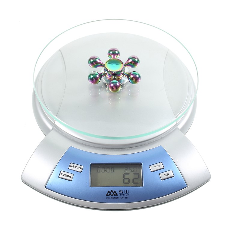 Colorful EDC Focus Toy Metal Hexagon Fingertip Gyroscope Hand Spinner Fidget-12