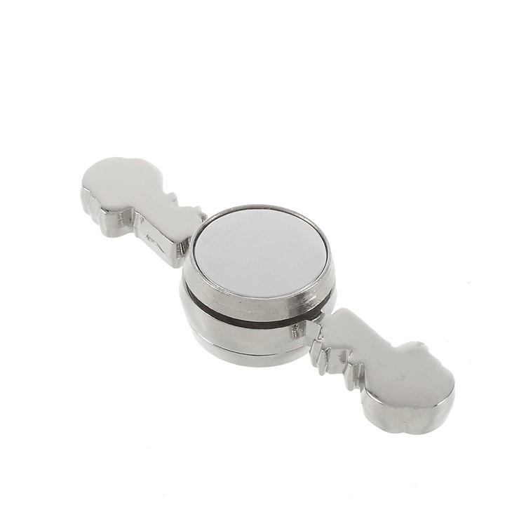 EDC Focus Toy Spinner Fidget Spinner Relieve Anxiety and Boredom with Mirror - Silver-1