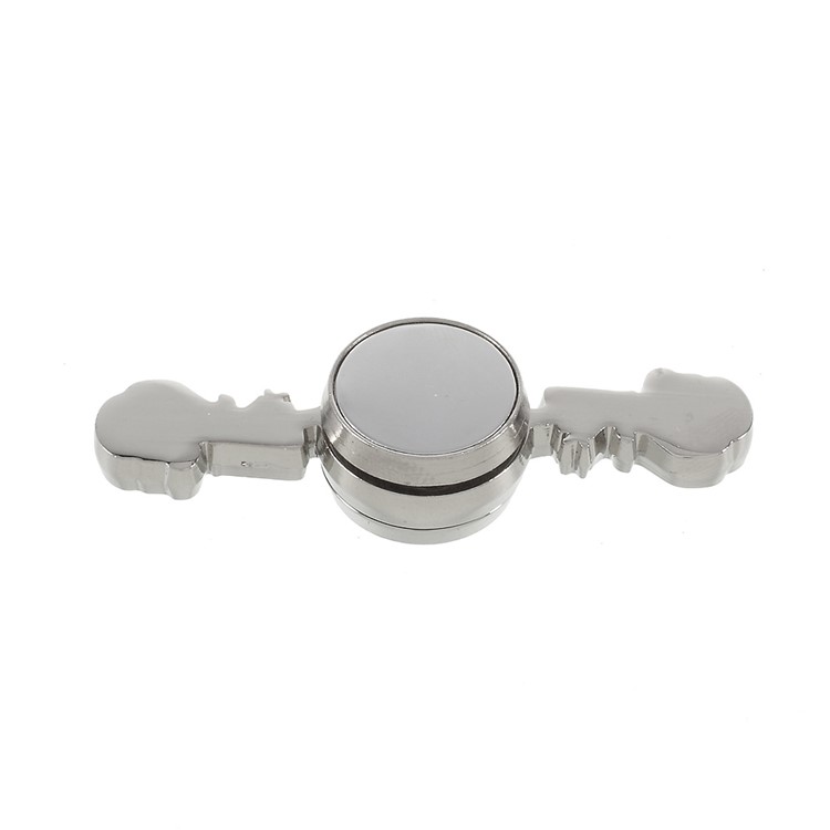 EDC Focus Toy Spinner Fidget Spinner Relieve Anxiety and Boredom with Mirror - Silver-3