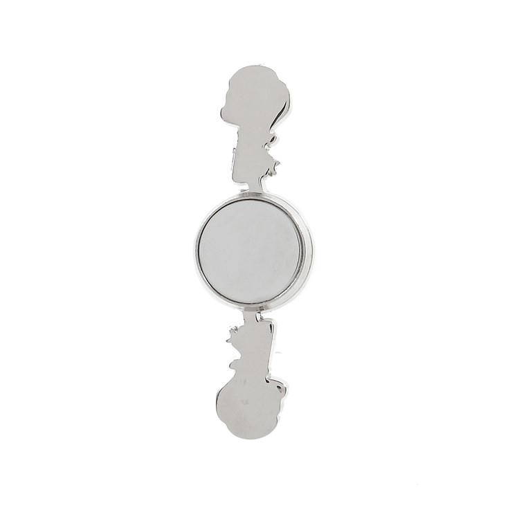 EDC Focus Toy Spinner Fidget Spinner Relieve Anxiety and Boredom with Mirror - Silver-4
