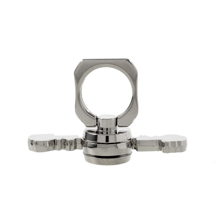 Spinner Fidget Spinner Relieve Anxiety and Boredom with Mirror and Ring Holder - Silver-3