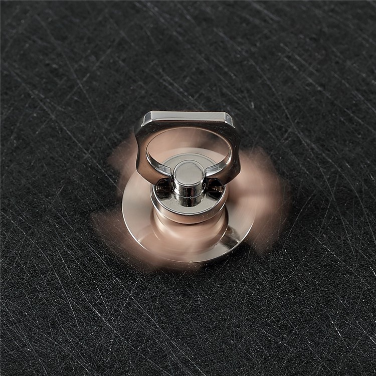 Leaf Shape Metal Finger Ring Grip Stand with Fidget Function for Cellphone Tablet-8