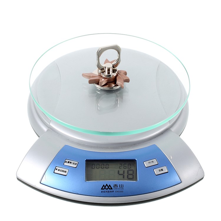 Leaf Shape Metal Finger Ring Grip Stand with Fidget Function for Cellphone Tablet-9
