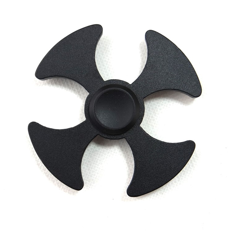 Axe Pattern Aluminum Alloy EDC Quadrangle Spinner Fidget Spinner for ADHD Anxiety and Boredom - Black-2