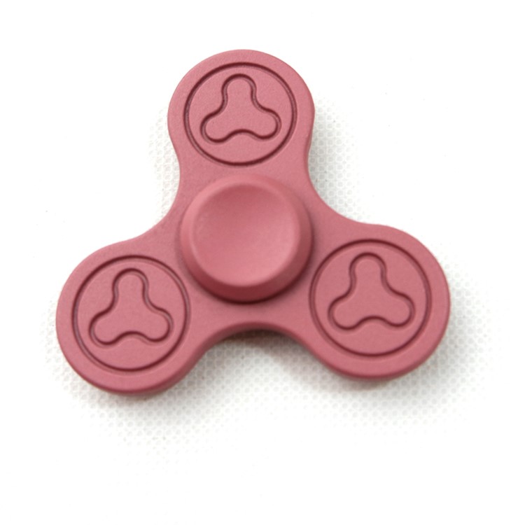 EDC Toy Zinc Aloy Tri Spinner Hand Spinner Fidget Toy Stress Reducer for ADD ADHD - Dark Purple-8