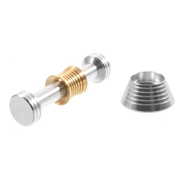 Moon Drop Fidget Desk Toy Gravity Defying Hand Spinner Toy Displaying Gravity on the Mars - Gold-4