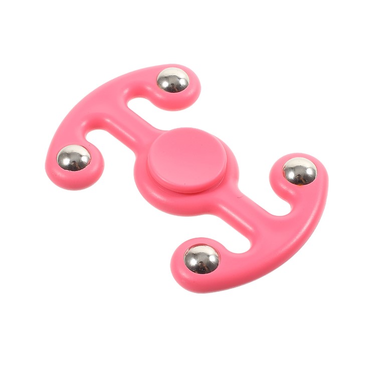 4 Steel Balls Fidget Spinner Hand Spinner Stress and Anxiety Relief Toy - Pink-1