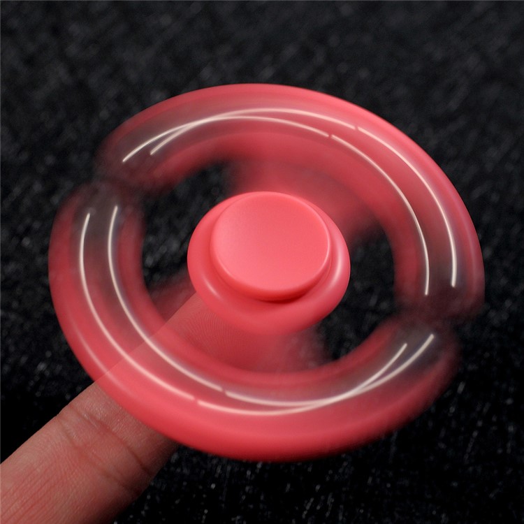 4 Steel Balls Fidget Spinner Hand Spinner Stress and Anxiety Relief Toy - Pink-3