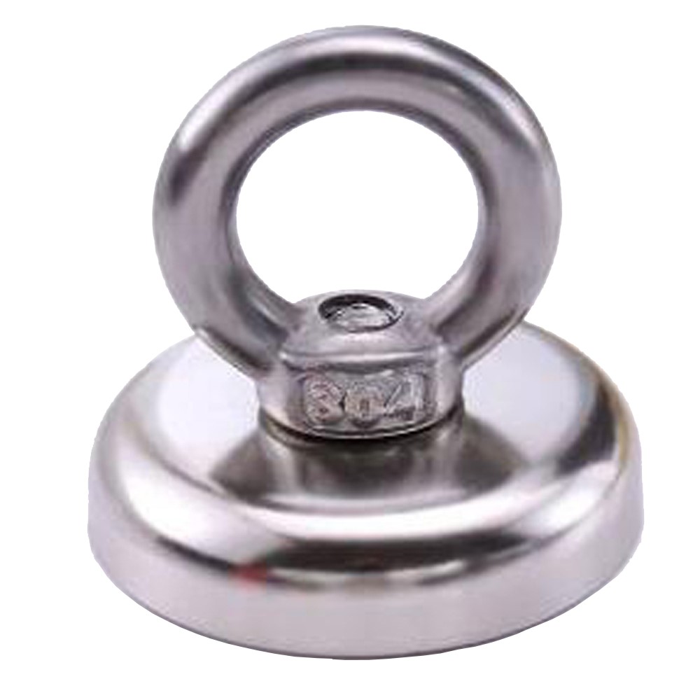 D32mm NdFeB Eyebolt Circular Ring Magnet for Salvage-1