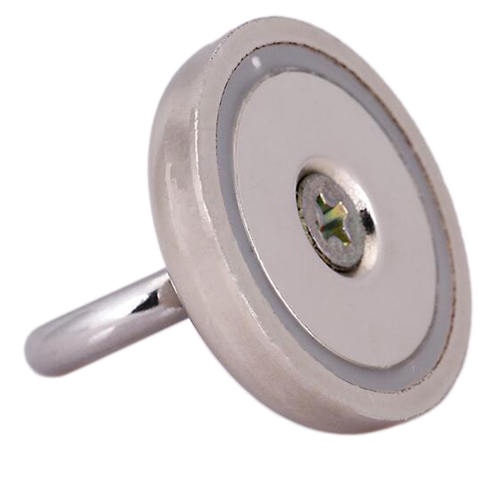 D32mm NdFeB Eyebolt Circular Ring Magnet for Salvage-3