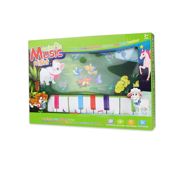 Kids Baby Farm Animal Musical Music Touch Play Singing Gym Carpet Mat Toy-4