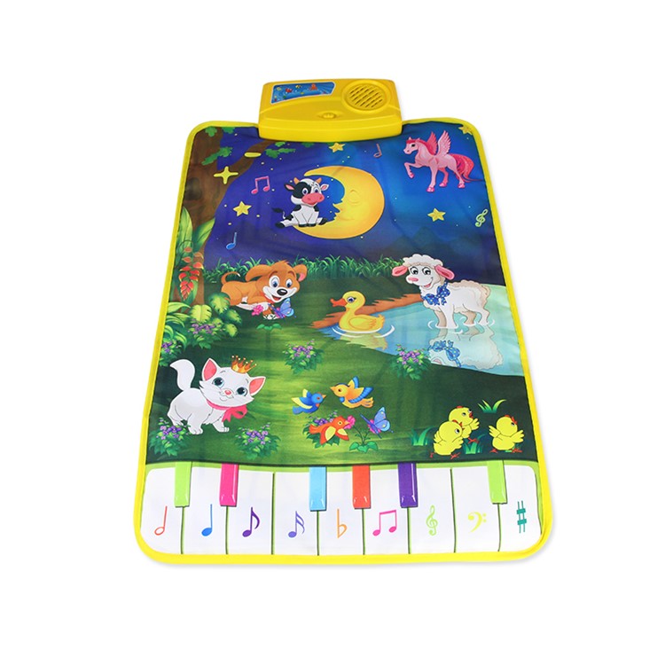 Kids Baby Farm Animal Musical Music Touch Play Singing Gym Carpet Mat Toy-5