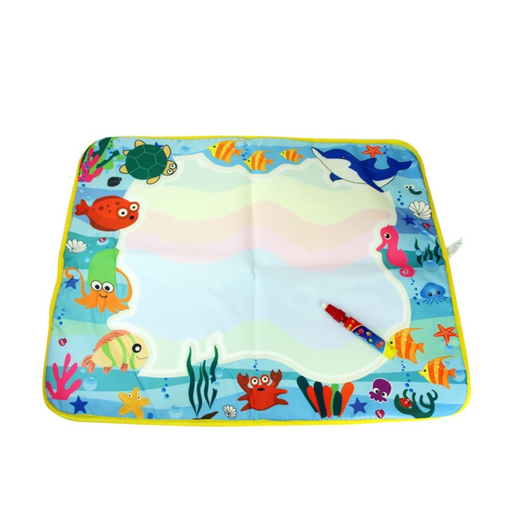 60 x 49cm Aqua Doodle Mat Children Water Drawing Mat Board & Magic Pen Doodle Kids Educational Toy-1