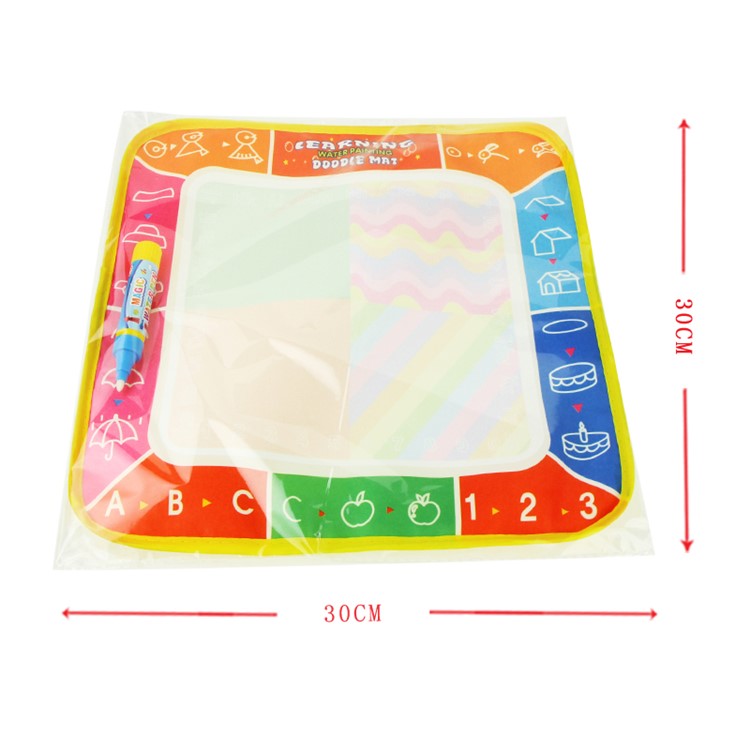 COOLPLAY 29 x 29cm 4 Color Children Water Drawing Mat Board & Magic Pen Doodle Kids Educational Toy-5