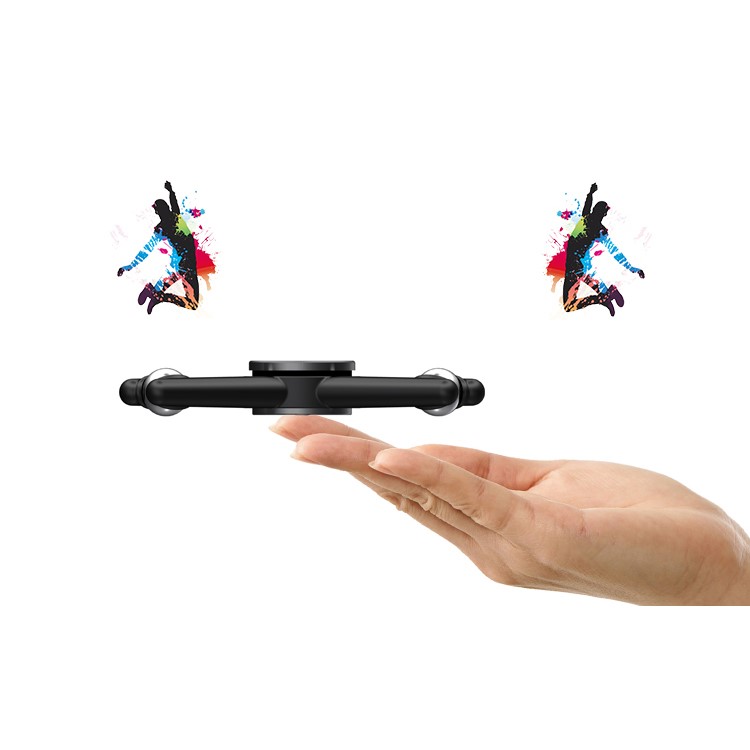 3 Balls Triangle Spinner Fidget Spinner Finger Toy ADHD Focus Toy - Black-7