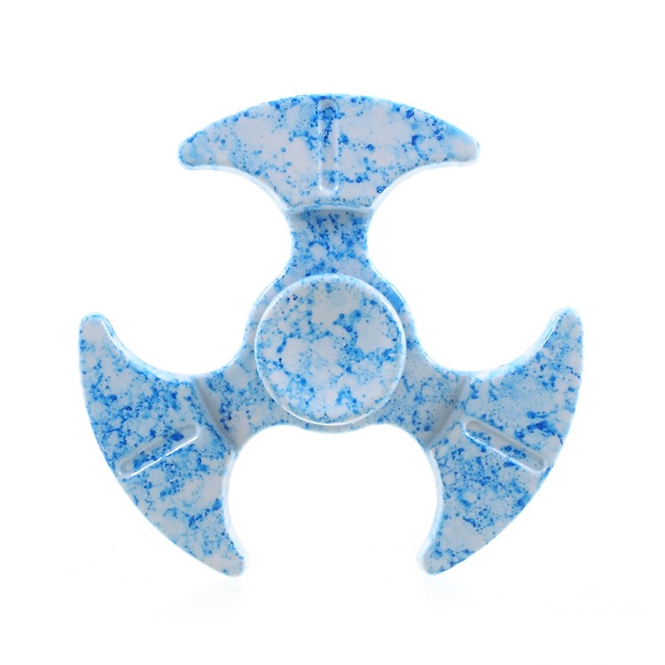 Kirsite Fidget Spinner Fast Speed Bearing Tri-spinner Relieve Anxiety and Boredom - Blue-1