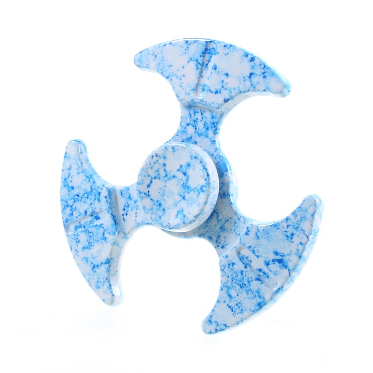 Kirsite Fidget Spinner Fast Speed Bearing Tri-spinner Relieve Anxiety and Boredom - Blue-6