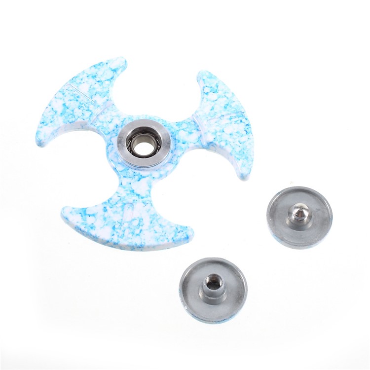 Kirsite Fidget Spinner Fast Speed Bearing Tri-spinner Relieve Anxiety and Boredom - Blue-9