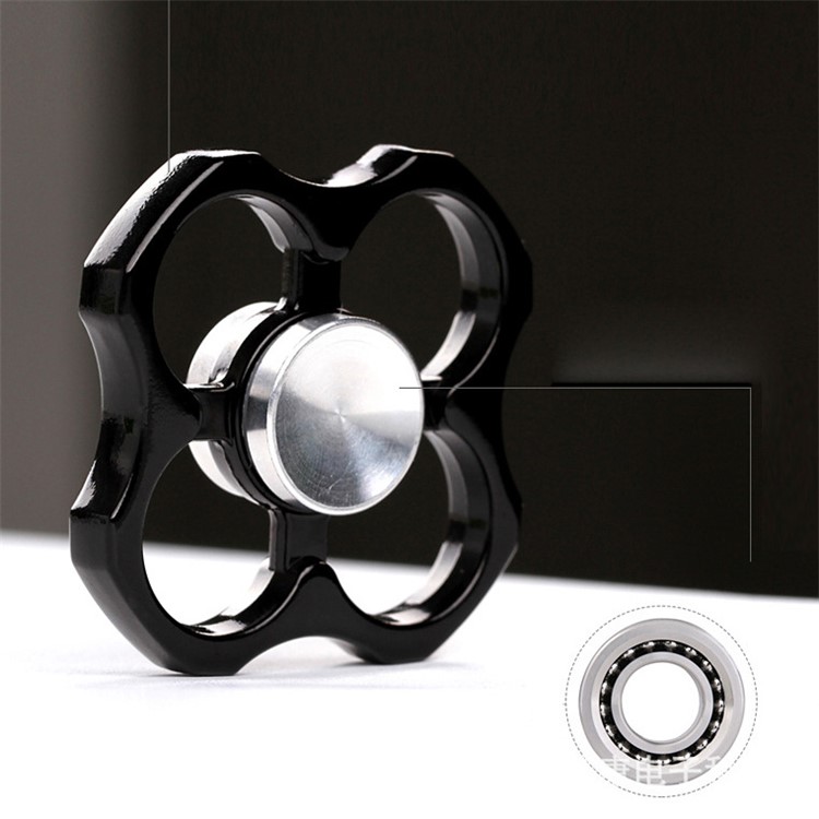 Kirsite Quadrangle Fidget Toy Hand Spinner Stress Reducer EDC Focus Toy-4