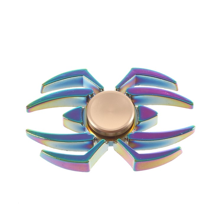 Colorized Spider Pattern EDC Spinner Fidget Spinner for ADHD Anxiety and Boredom-1