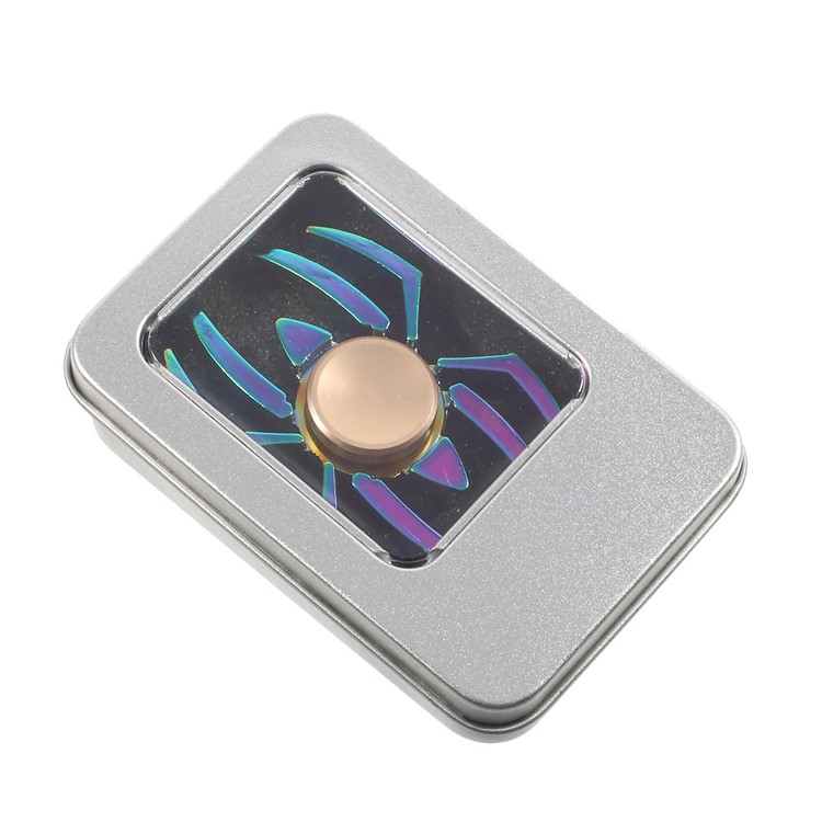 Colorized Spider Pattern EDC Spinner Fidget Spinner for ADHD Anxiety and Boredom-10