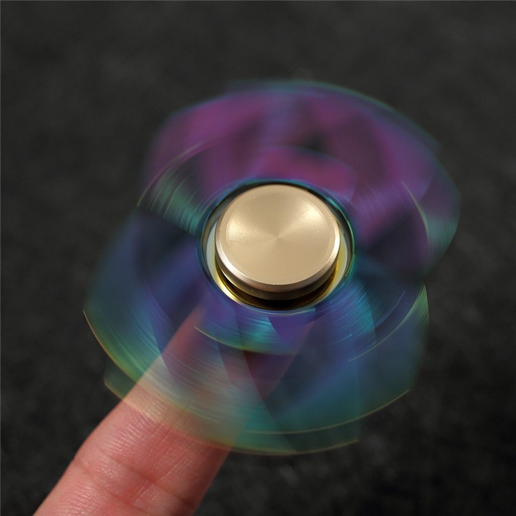Colorized Spider Pattern EDC Spinner Fidget Spinner for ADHD Anxiety and Boredom-2
