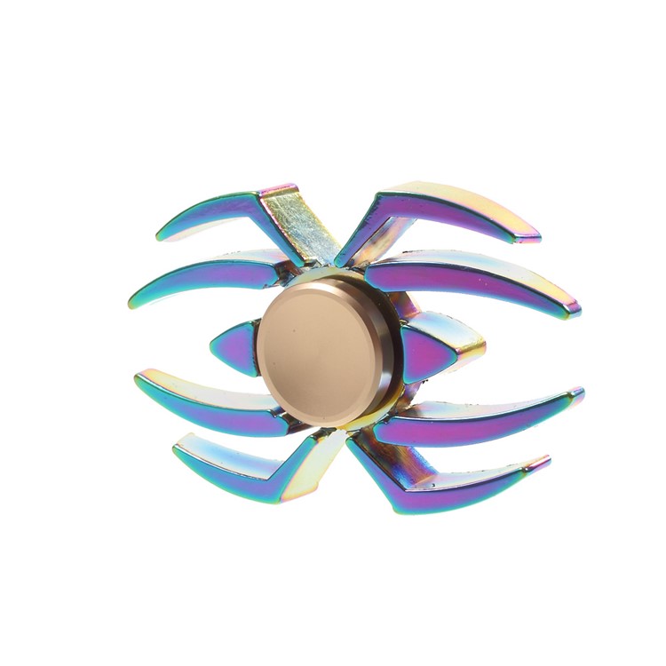 Colorized Spider Pattern EDC Spinner Fidget Spinner for ADHD Anxiety and Boredom-4