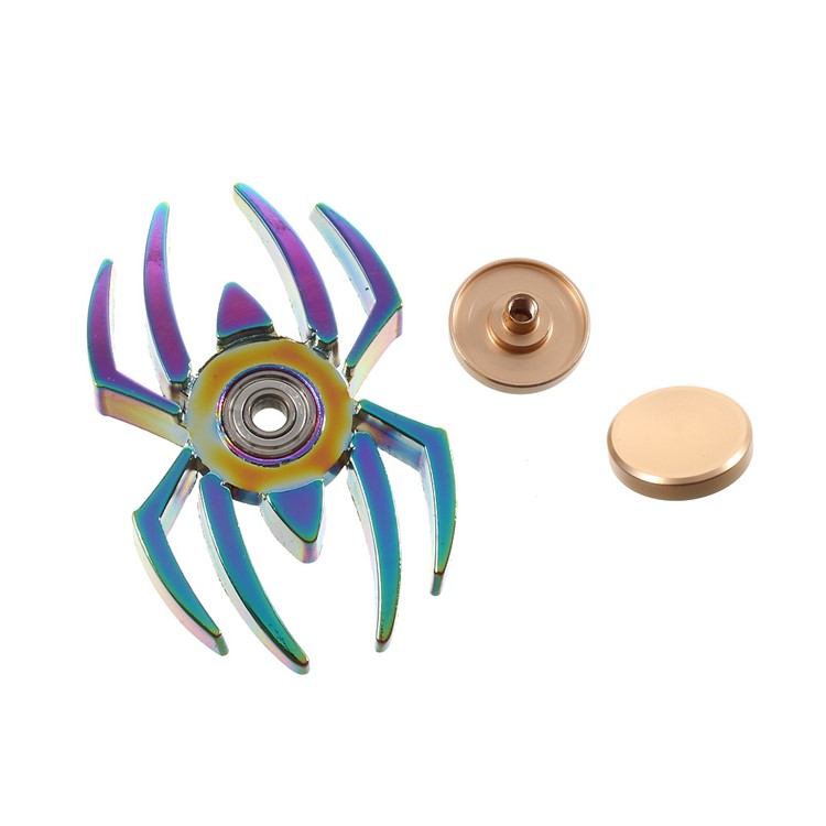 Colorized Spider Pattern EDC Spinner Fidget Spinner for ADHD Anxiety and Boredom-8