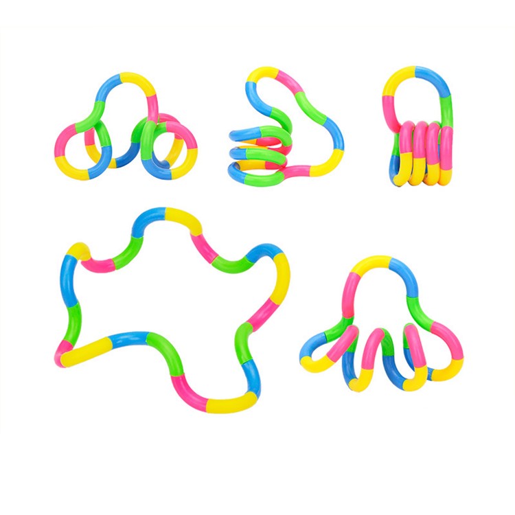 3 Pcs Children Adult Tangle Boring Decompression Twisting Circle Classic Toys-1