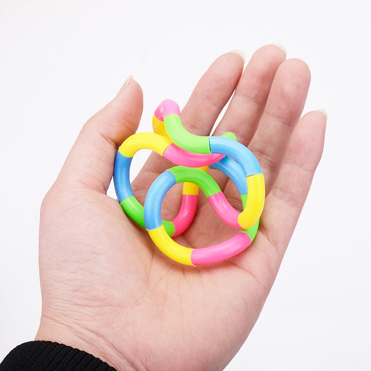 3 Pcs Children Adult Tangle Boring Decompression Twisting Circle Classic Toys-2