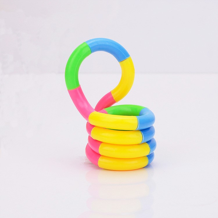 3 Pcs Children Adult Tangle Boring Decompression Twisting Circle Classic Toys-3