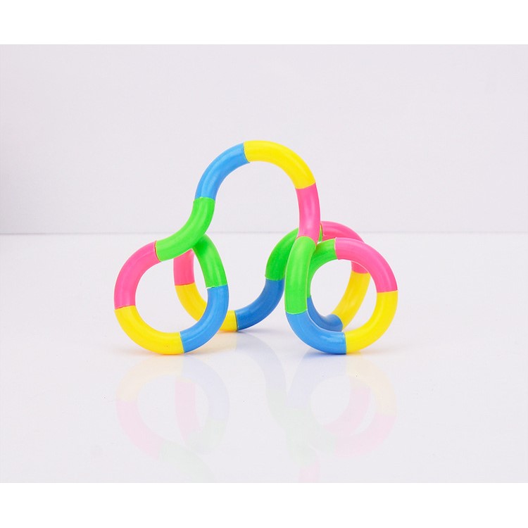 3 Pcs Children Adult Tangle Boring Decompression Twisting Circle Classic Toys-7