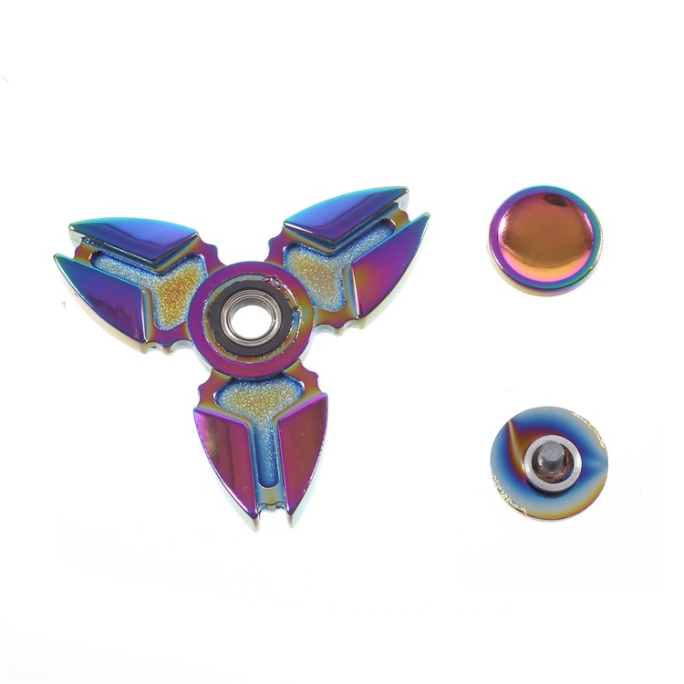 Colorized Triangle Spinner Fidget Hand EDC Focus Toy Relieve Stress-10