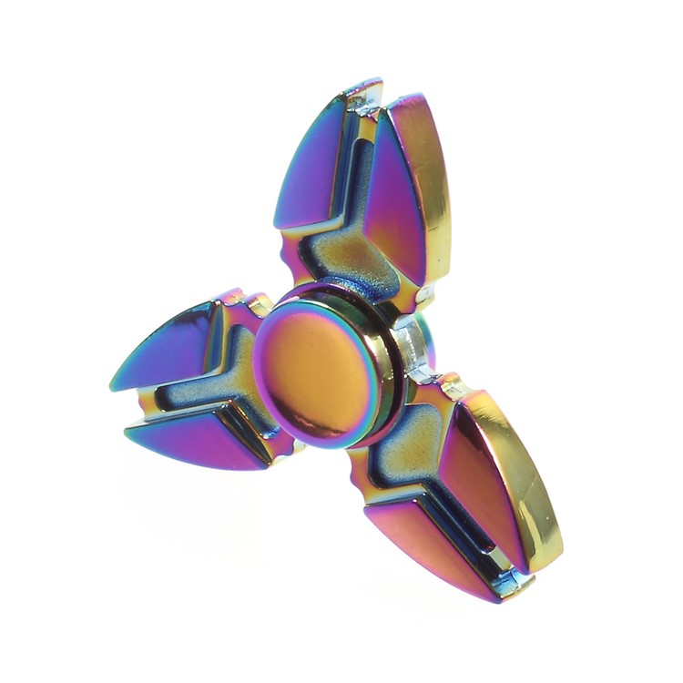 Colorized Triangle Spinner Fidget Hand EDC Focus Toy Relieve Stress-6