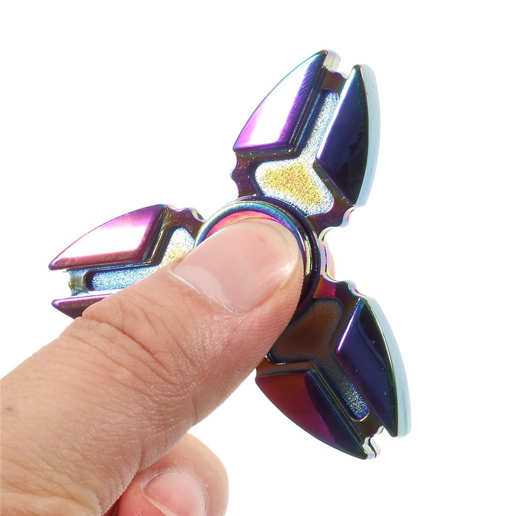 Colorized Triangle Spinner Fidget Hand EDC Focus Toy Relieve Stress-9