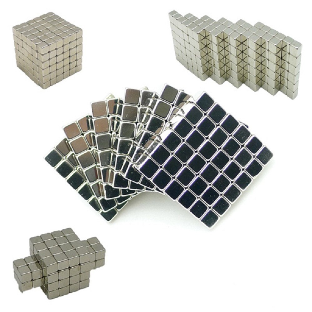 216PCS 4mm Quadratwürfel Magnete DIY Puzzlespielwürfelspielzeug Für Frühe Erziehung Der Kinder-2