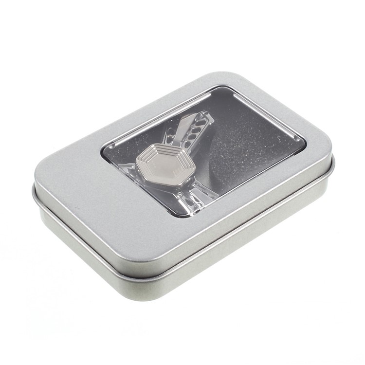 Kirsite EDC Spinner Fidget Spinner Finger EDC Focus Toy - Silver-12