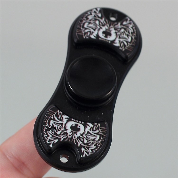 EDC Spinner Fidget Spinner Toy Stress Reducer Relieve Anxiety and Boredom - Wolf-7